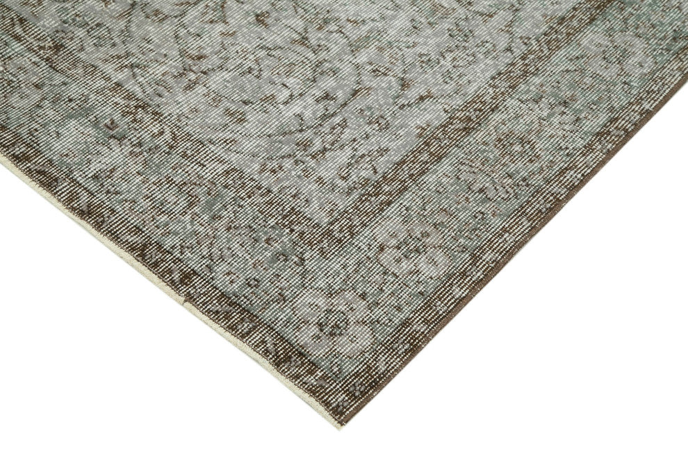 Rug N Carpet - Handwoven Turkish 4' 8" x 8' 4" Unique Overdyed Area Rug
