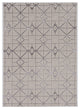 HomeRoots 118" X 158" Ivory or Silver Polypropylene or Polyester Rug