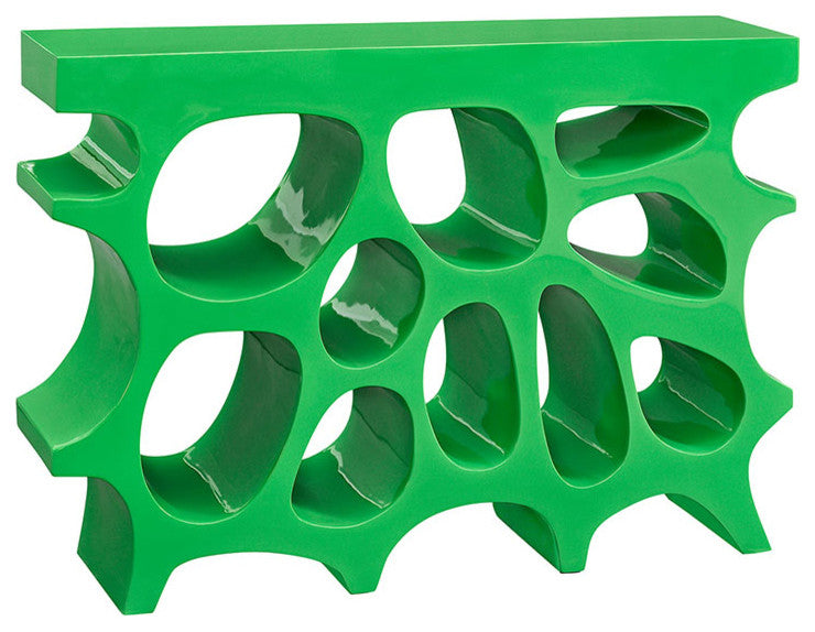 Modern Green Wander Console Table