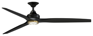 Fanimation Spitfire DC-KIT-72-LK Spitfire DC 72" 3 Blade Indoor / - Black /