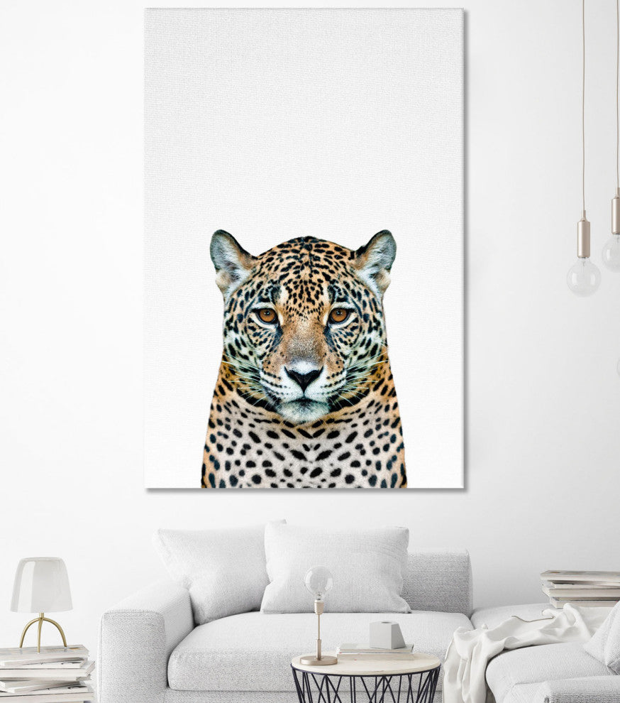 Leopard II - 72 x 48 by Tai Prints