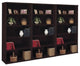 Bush Business Furniture Series C 5 Shelf Wall Bookcase in Mocha Cherry