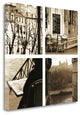 "Paris A La Seine" By Marina Drasnin Gilboa, Giclee Print on Gallery Wrap Canvas