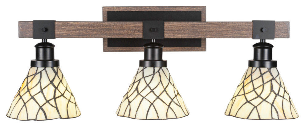 Tacoma 3-Light Bath Bar, Sandhill Art