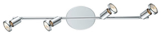 4x50W Track Light, Chrome Finish
