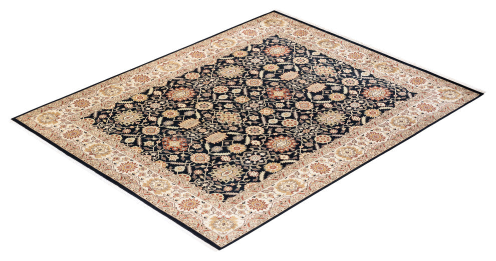 Mogul, One-of-a-Kind Hand-Knotted Area Rug Black, 8' 3" x 10' 4"