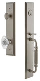 Fifth Avenue 1-Piece Dummy Handleset, F Grip and Burgundy Knob, 849381
