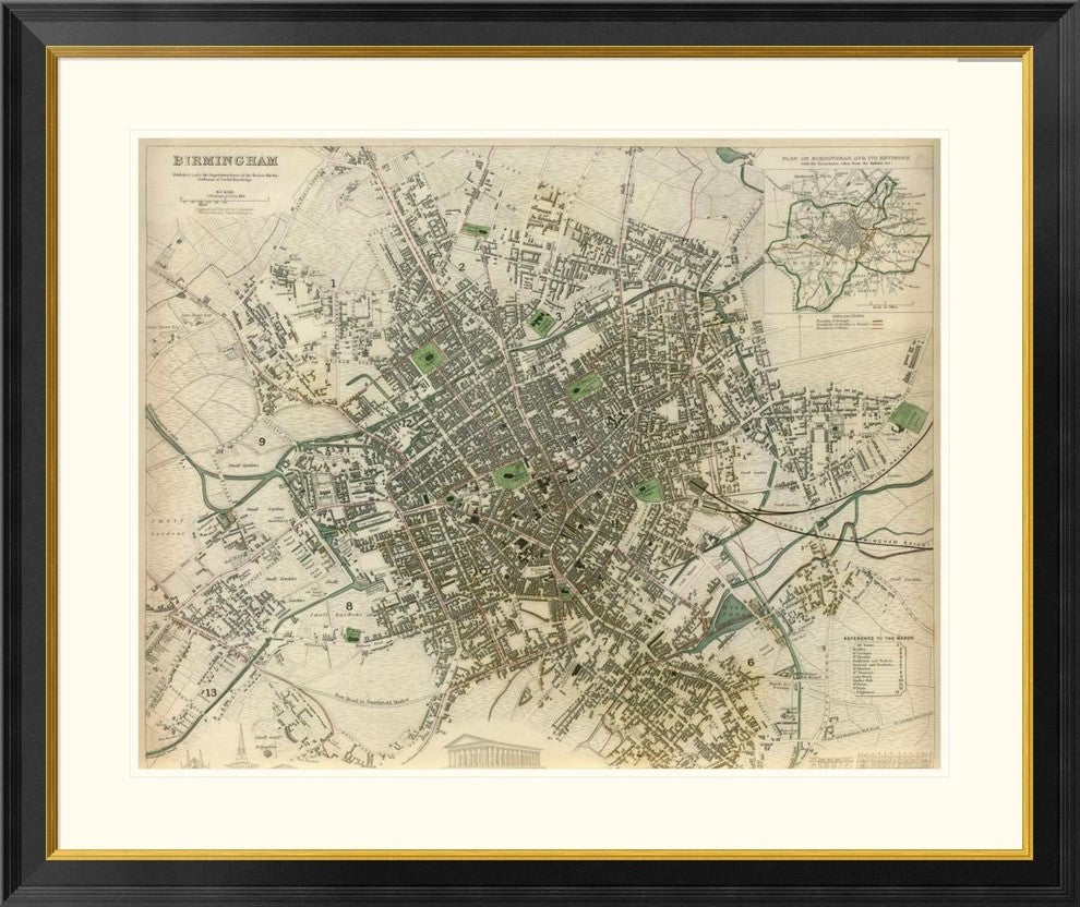 Birmingham, England, 1839, 40"x1.5"x34"