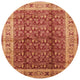 Ahgly Company Indoor Round Mid-Century Modern Area Rugs, 4' Round