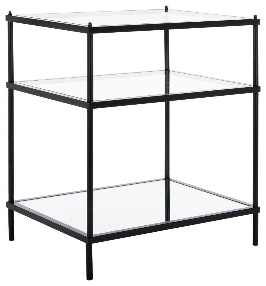 Safavieh Noelia 3 Tier Accent Table, Black