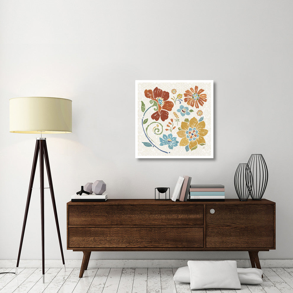 "Spanish Impressions III" Digital Paper Print by Daphne Brissonnet, 32"x32"