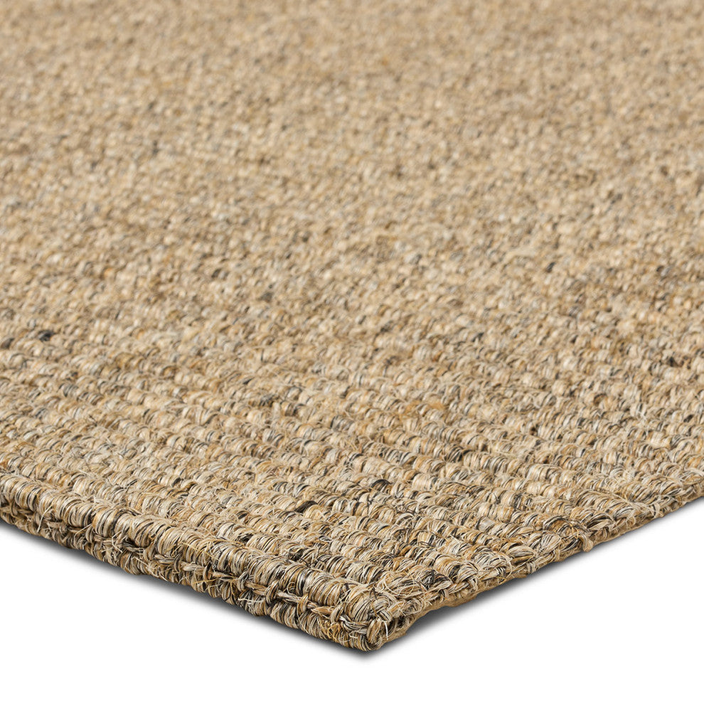 Jaipur Living Laney BHN01 Handmade Solid Tan Area Rug, 9'6"x13'6"