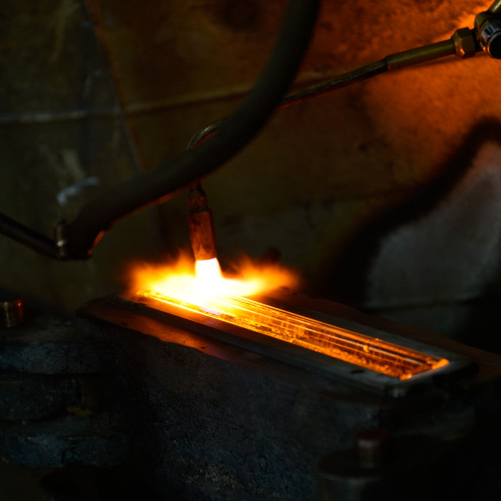 Himalayas Integrated LED Vanity Light, Black, 36 Inches