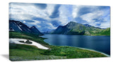 Polar Ural Mountains Panorama, Landscape Canvas Art Print, 32"x16"