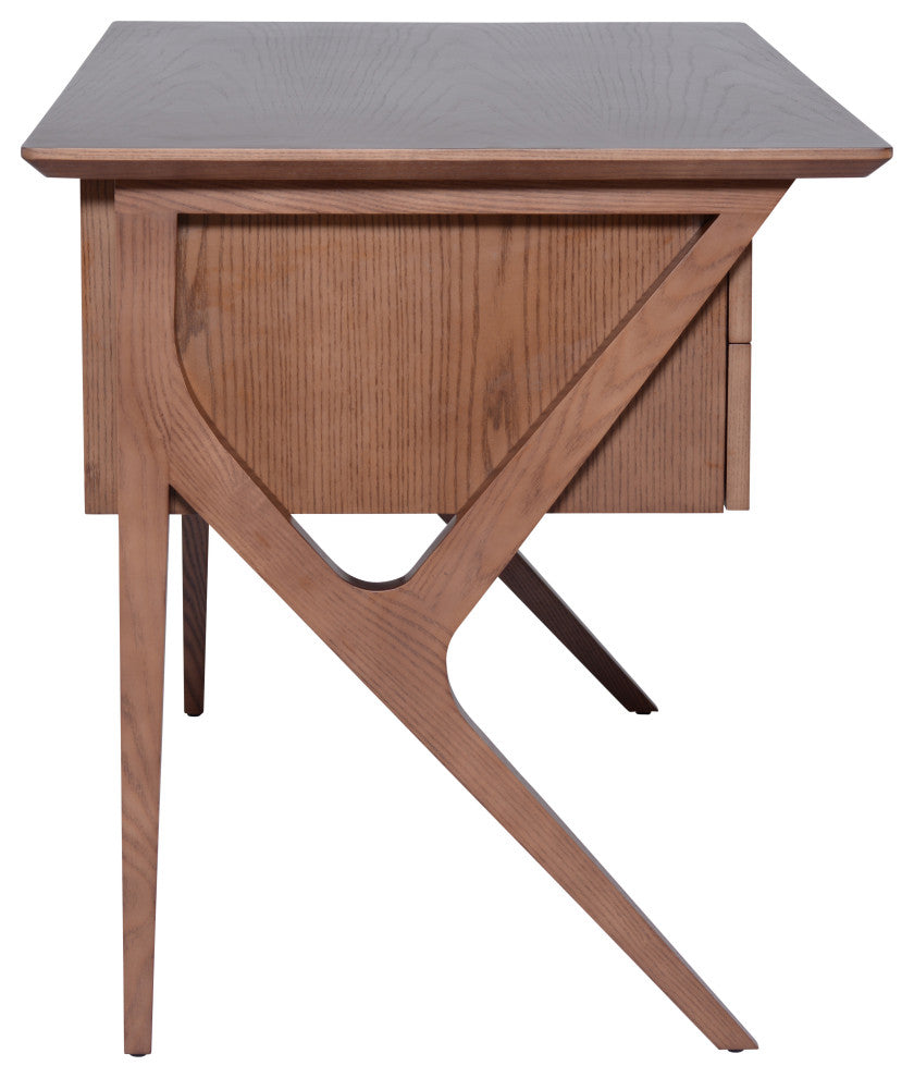 Karlo Desk in Walnut by Nuevo