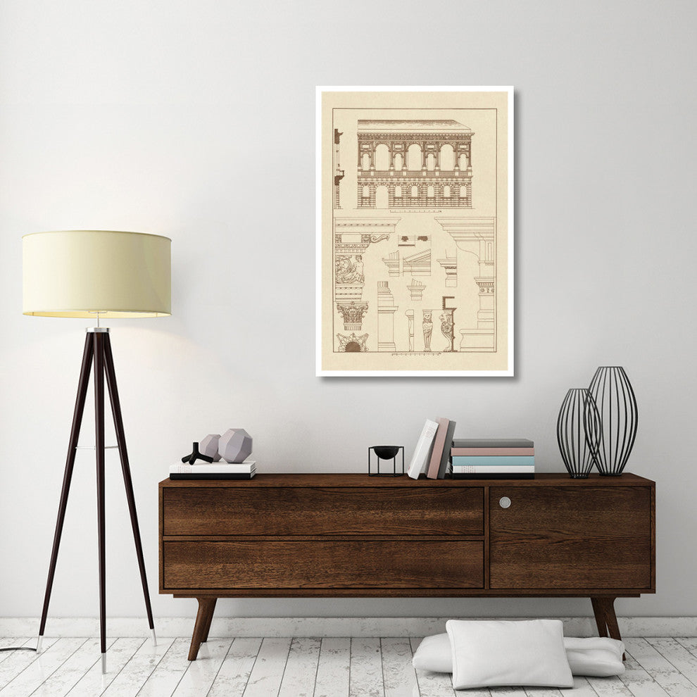 "Palazzo Bevilacqua at Verona" Digital Paper Print by J. Buhlmann, 34"x50"