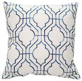 Biltmore Gate Blue Throw Pillow 20x20, with Polyfill Insert