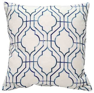 Biltmore Gate Blue Throw Pillow 20x20, with Polyfill Insert
