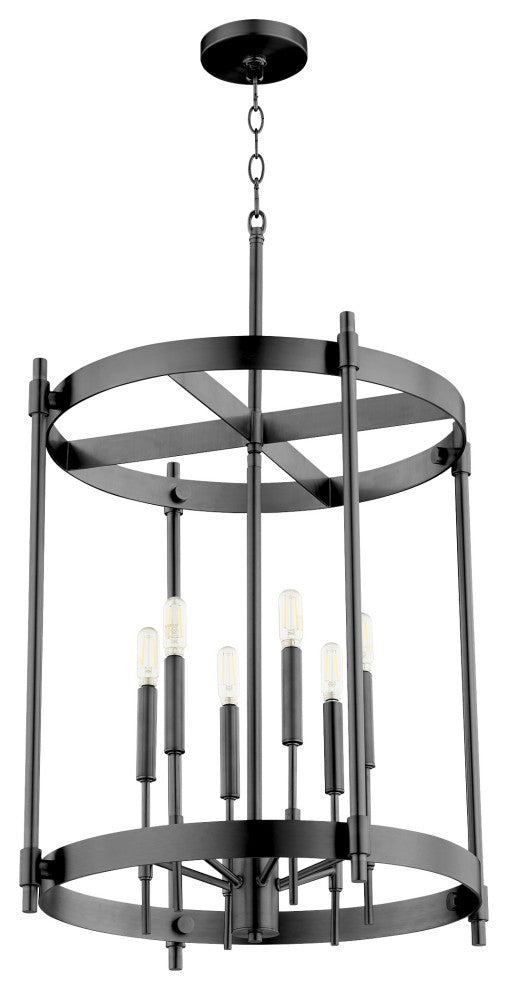 Quorum 863-6-59 6-Light Entry, Matte Black