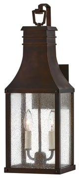 Hinkley Beacon Hill Large Wall Mount Lantern, Blackened Copper