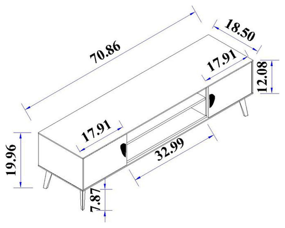 Manhattan Comfort Haley TV Stand