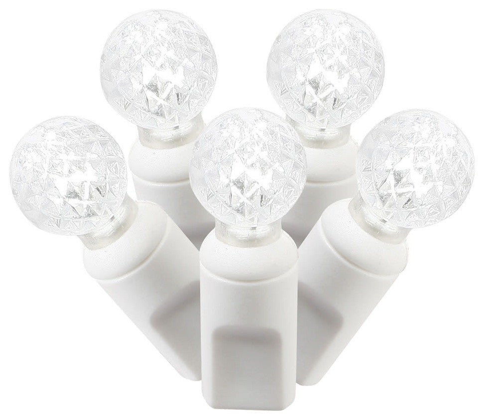 Vickerman X4W9109 100 Pure White G12 Led Single Christmas Light Strand