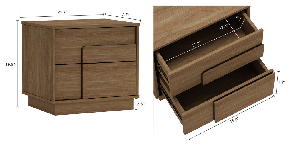 Manhattan Comfort Horizon Nightstand