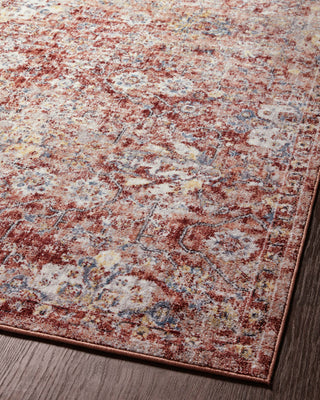 Loloi II Cassandra Rust / Ivory 18" X 18" Swatch Area Rug