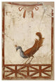 "Wall Fragment with a Peacock" Print 1st Century Roman Artisan, 22"x32"