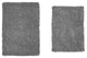 Fantasia Bath Rug Bath Rug Set, Machine Wash, 2 Piece Set, Gray