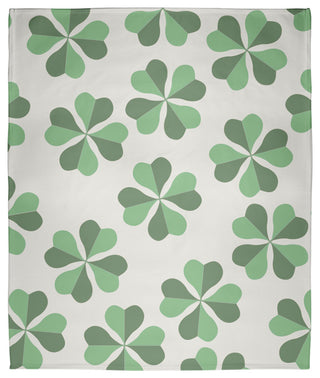 60 x 80 in Lucky Patch St. Patrick's Day Throw Blanket, Laurel Tree Green