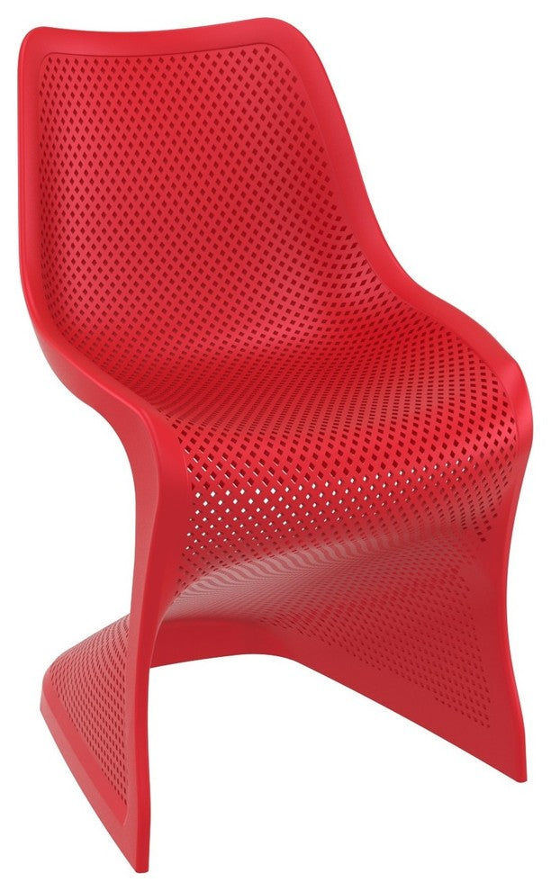 Compamia Bloom Outdoor Dining Chairs, Set of 2, Red