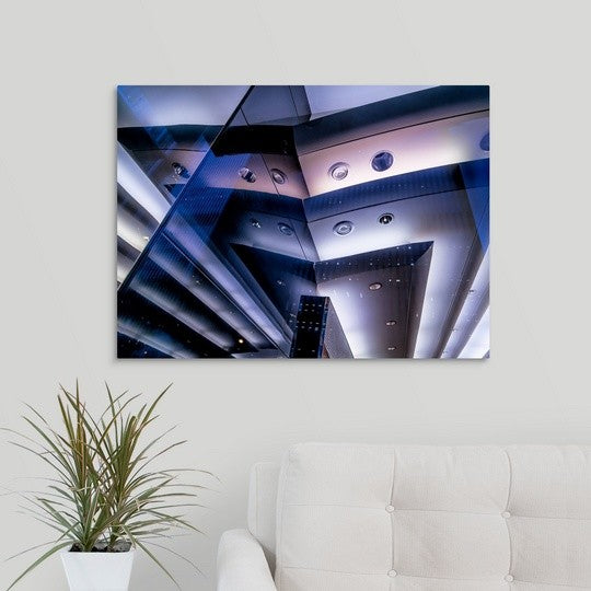 "Manhattan Abstract" Wrapped Canvas Art Print, 30"x22"x1.5"