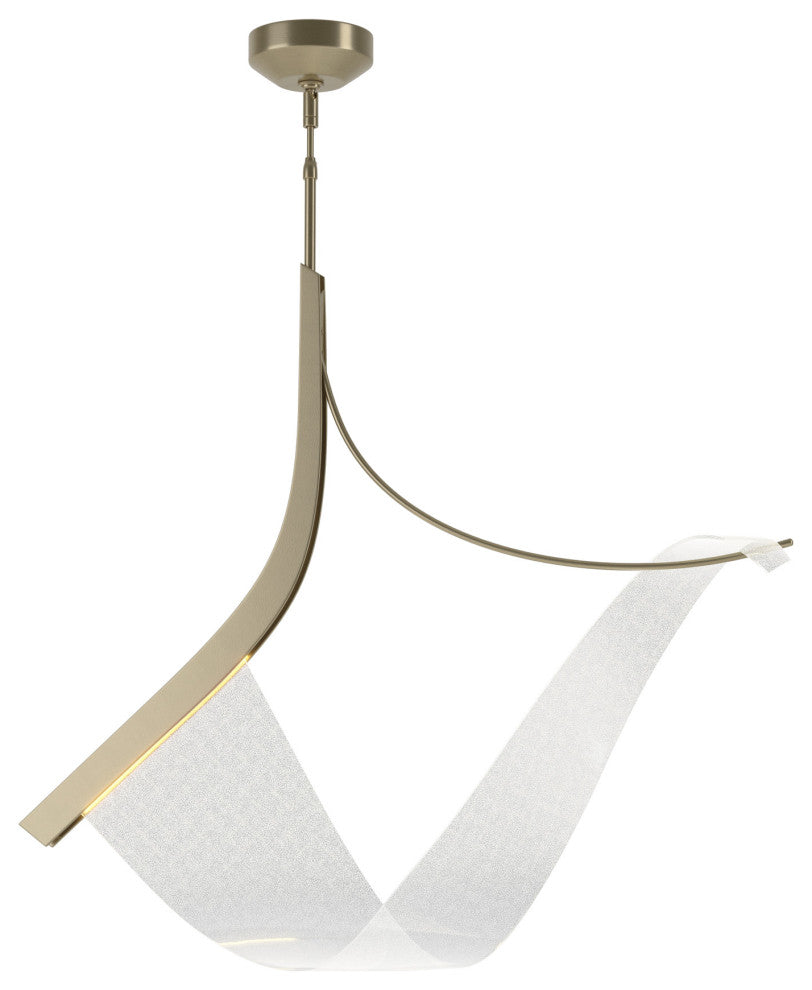 Sling Pendant, Modern Brass, Standard Height