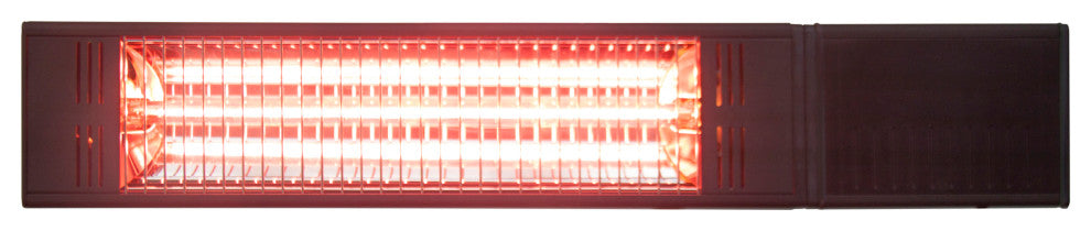 Infrared Heater With Gold Tube, Wall Mount With Remote Control