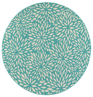 Oriental Weavers Sphinx Meridian 1506L Outdoor Rug, Blue/Ivory, 8'6"x13'0"