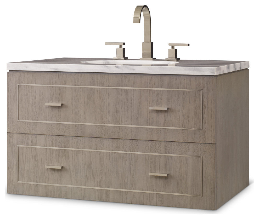 Ambella Home Collection - Albany Medium Wall Sink Chest - 07230-110-201