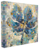 Magnolia Grid Squares Stretched Canvas Wall Art, 17x17