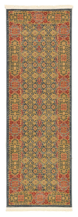 Unique Loom Navy Blue Jefferson Palace 2' 0 x 6' 0 Runner Rug