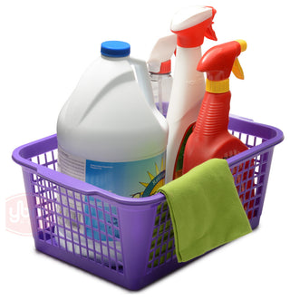 Large Plastic Storage Basket, 32-1184, Grey, 3