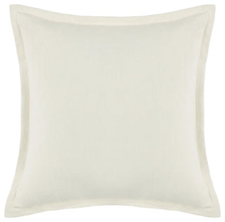 Amy 100% Linen 22" Square Throw Pillow by Kosas Home , Ivory