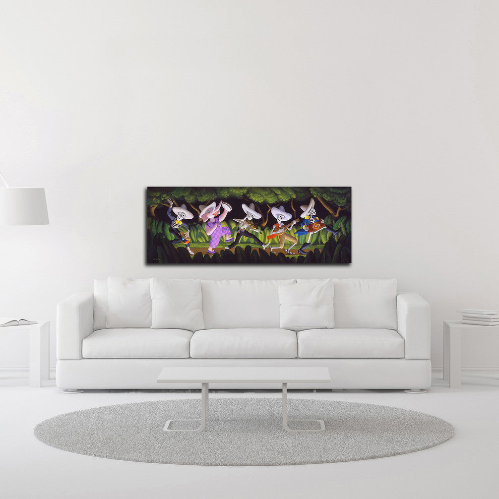 The New Guy by Chris Miles, Print on Canvas, 40"x15"