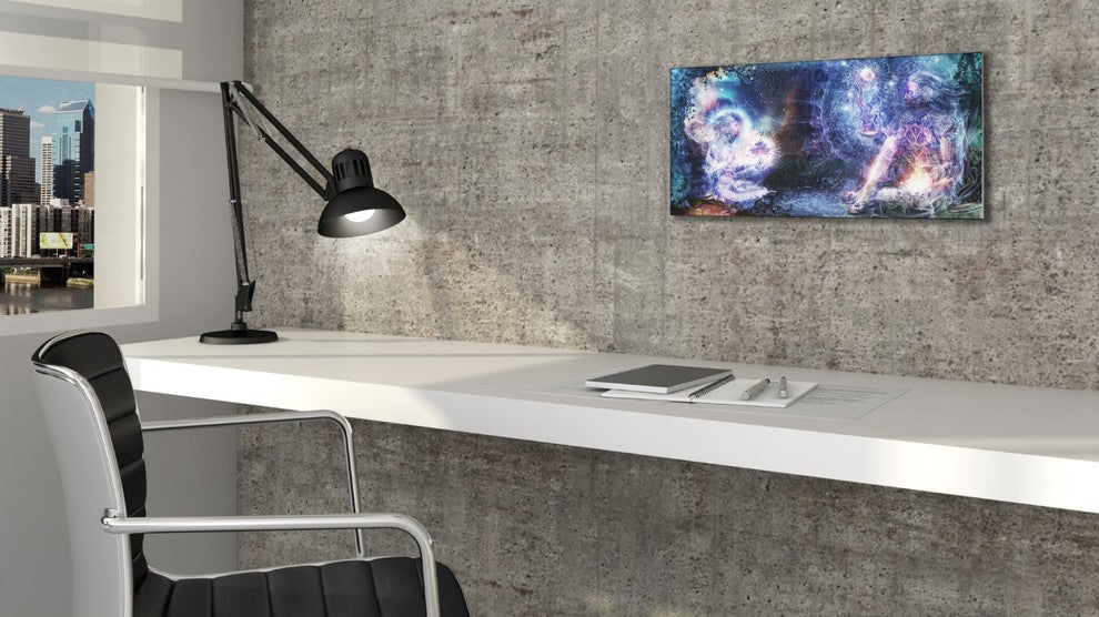 Epic Graffiti "Shoulders and Giants" by Cameron Gray, Giclee Canvas Art, 12"x24"