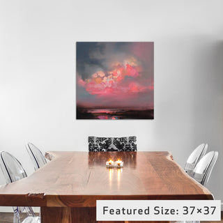 "Cumulus Consonance Study I" by Scott Naismith, 12x12x1.5"