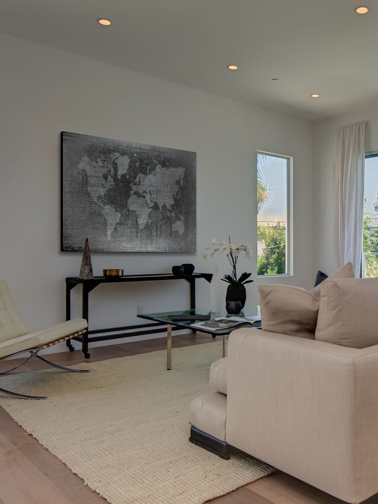 "Latitude 2" Print on Brushed Aluminum, 60"x40"