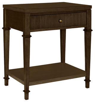 Martha Stewart Kenna Bed, Console Table, Nightstand, Dark Coffee, Nightstand