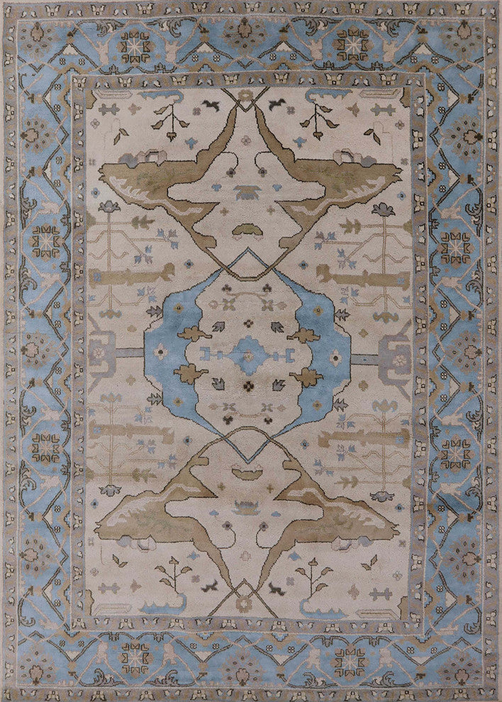 Ahgly Company Indoor Rectangle Mid-Century Modern Area Rugs, 5' x 8'