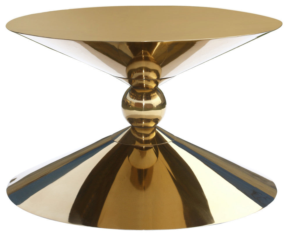 Malia Iron Coffee Table, Gold