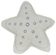 Set of Two 12" X 12" White Star Starfish Coastal Throw Pillow