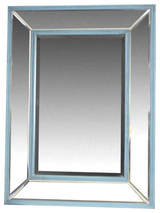 Artistic Wooden Wall Decor with Mirror